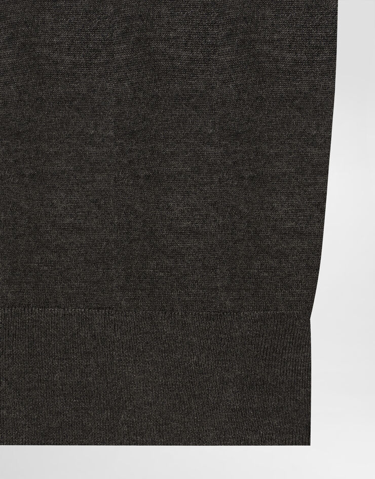 Dolce & Gabbana Cashmere cardigan with buttons Grey GXV87TJBW05