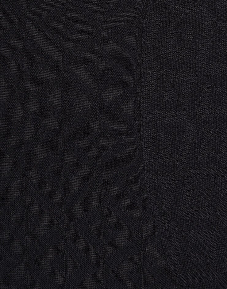 Dolce & Gabbana 真丝短袖 Polo 衫 蓝 GXZ15TJASU4