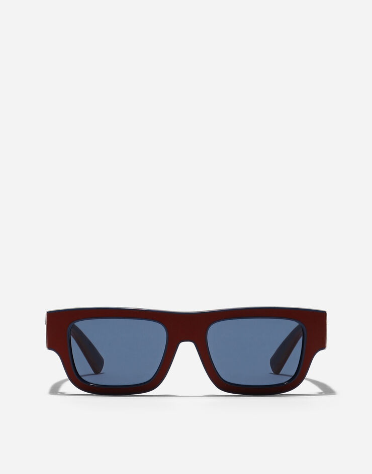 Dolce & Gabbana DG Logo Sunglasses Red/blue VG601FVN680