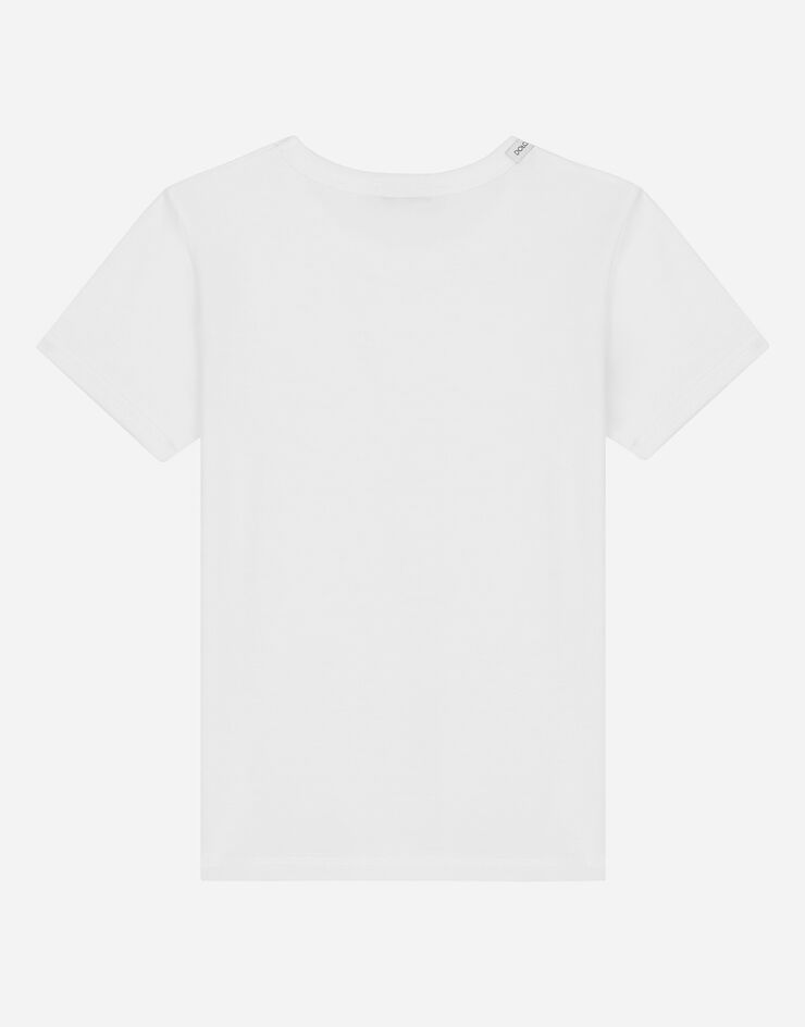 Dolce & Gabbana Pack de dos camisetas de manga corta de jersey Blanco L4J703G7OCU