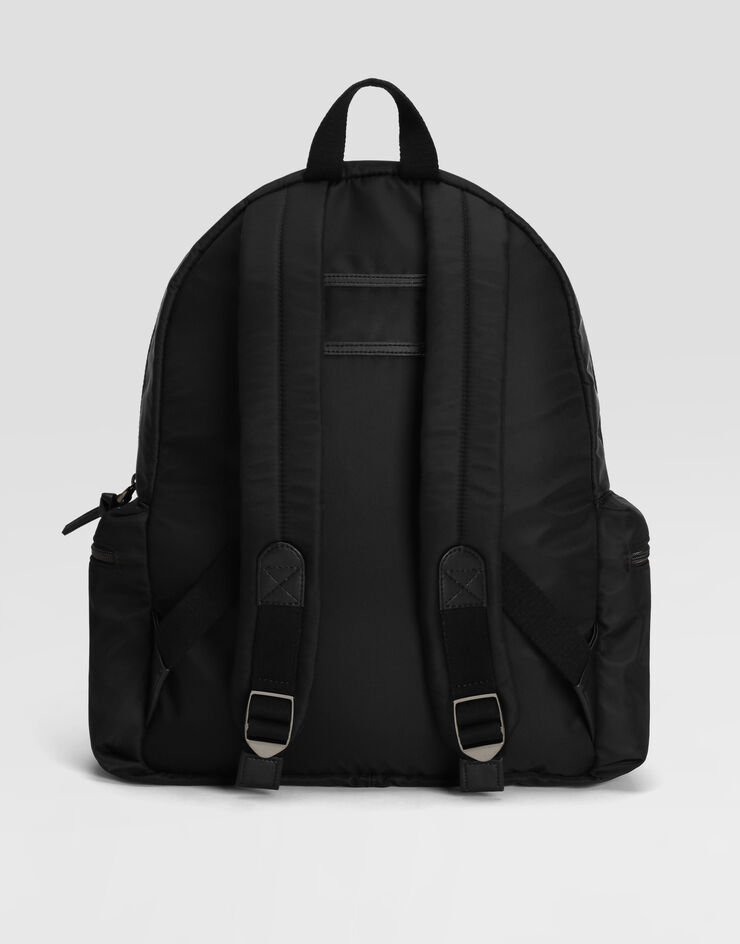 Dolce & Gabbana Mochila de nailon con logotipo DG Negro EM0122AN263
