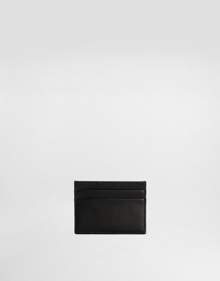 Dolce & Gabbana カードホルダー ナッパカーフスキン DGロゴ ブラック BP0330AW576