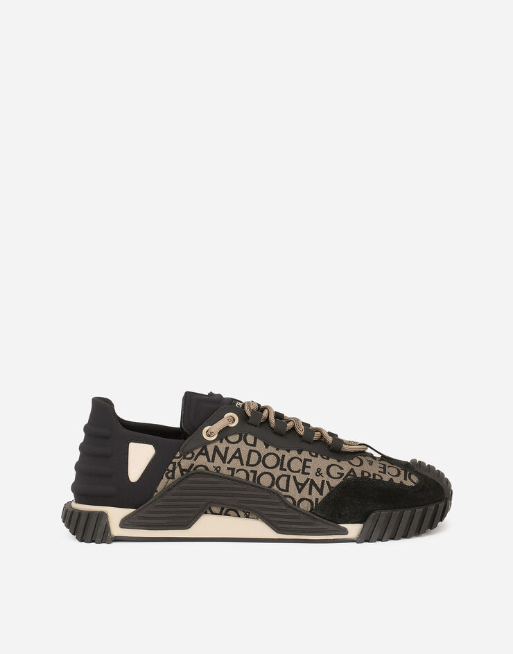 Dolce&Gabbana Coated jacquard NS1 sneakers Beige CK1810AQ256