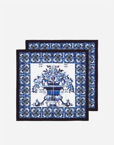 Dolce & Gabbana 2er-Set Servietten aus Leinen Mehrfarbig TAE015TEAA1