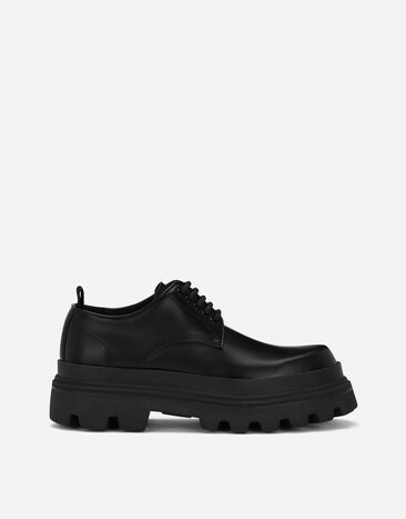 Dolce & Gabbana Brushed calfskin Derby shoes Multicolor A10872A9M51
