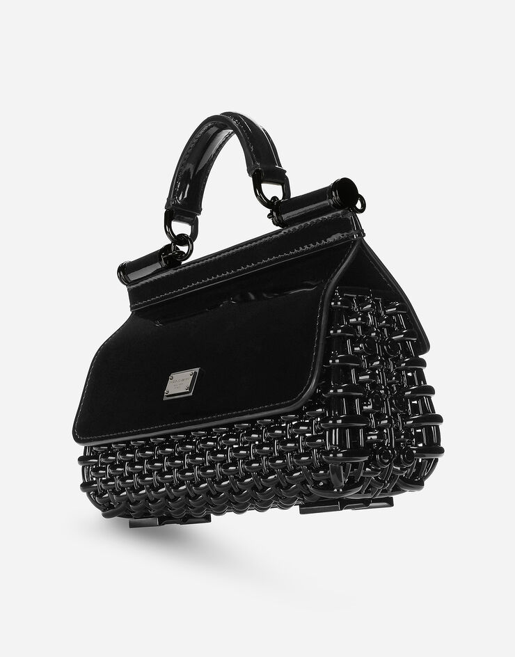 Dolce & Gabbana حقيبة يد سيسيلي بوكس أسود BB7606AU648