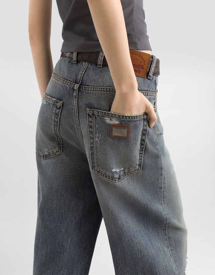 Dolce & Gabbana 5-pocket denim trousers Multicolor FTDIYZG8OF8