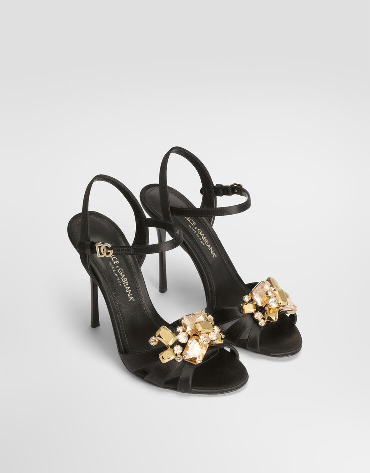 Dolce & Gabbana Satin sandals Dolce & Gabbana Satin sandals Black CR2075A7630