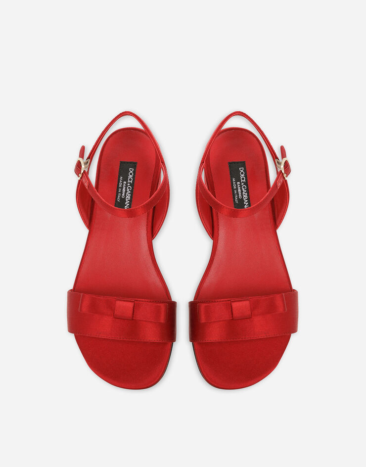 Dolce&Gabbana Satin sandals Red D11233A7630