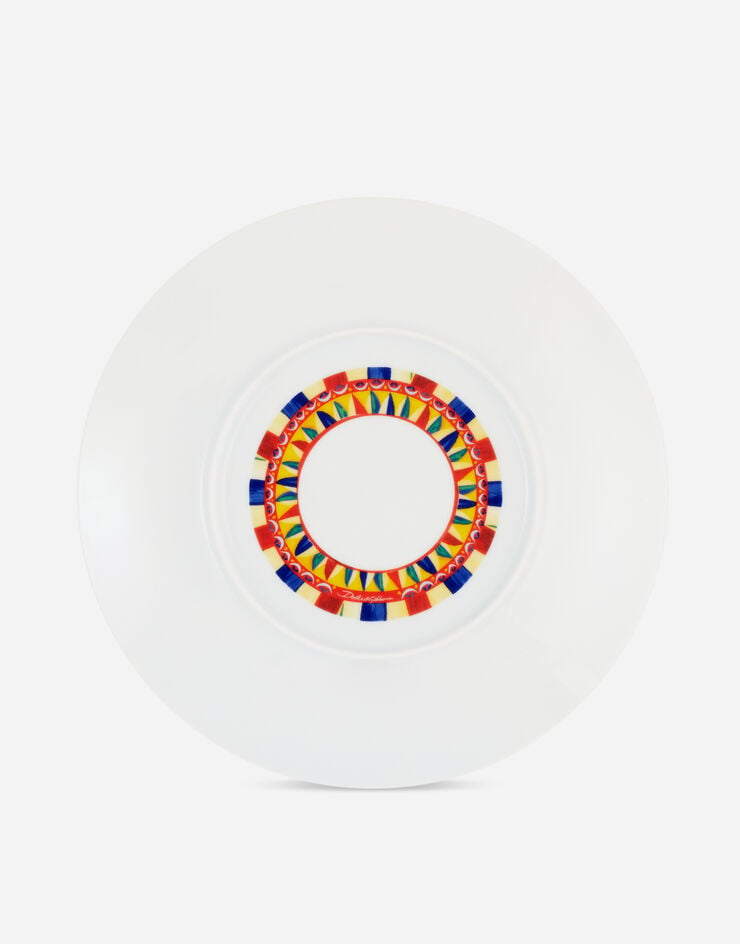 Dolce & Gabbana Сервировочная тарелка из фарфора разноцветный TC0010TCA22