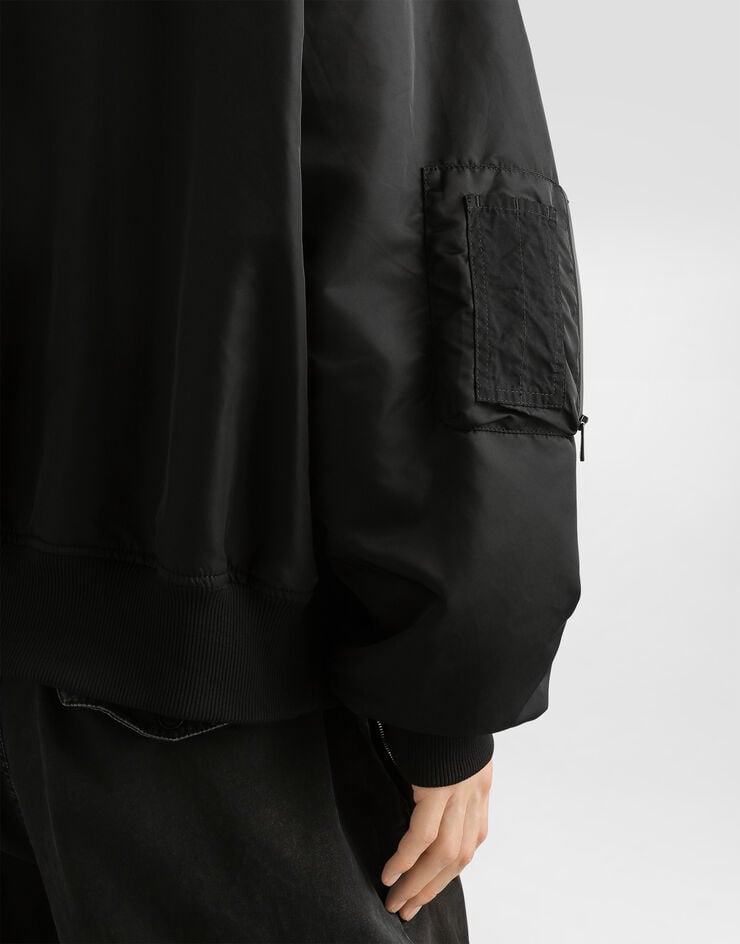 Dolce & Gabbana Nylon gabardine jacket Black G9BZRTFUS3D