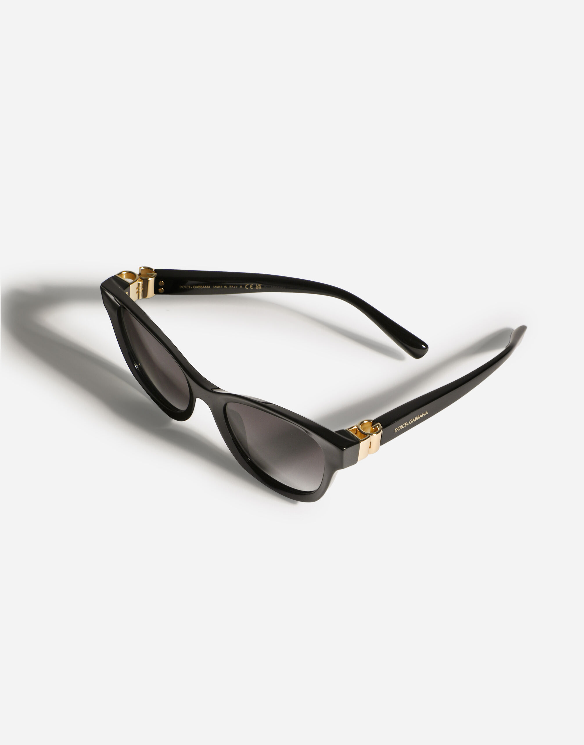 Blackのウィメンズ DG ヒンジ サングラス | Dolce&Gabbana®