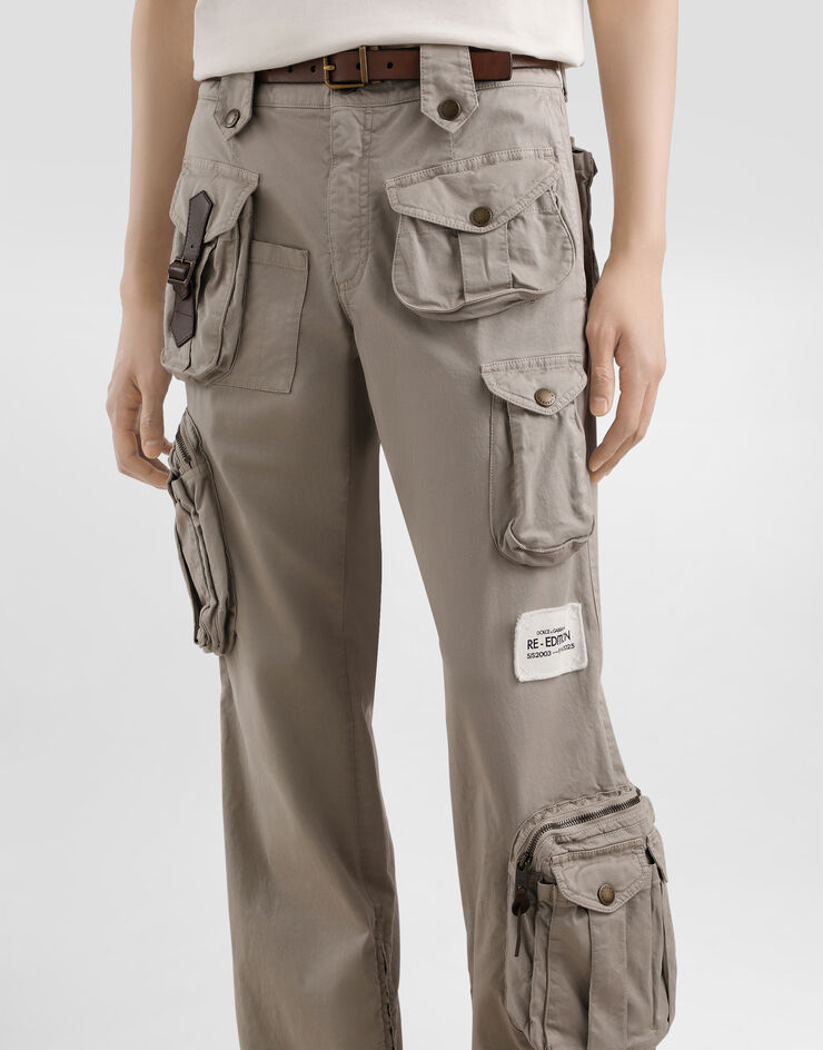 Dolce & Gabbana Cotton trousers Green GV0QETG8MQ3