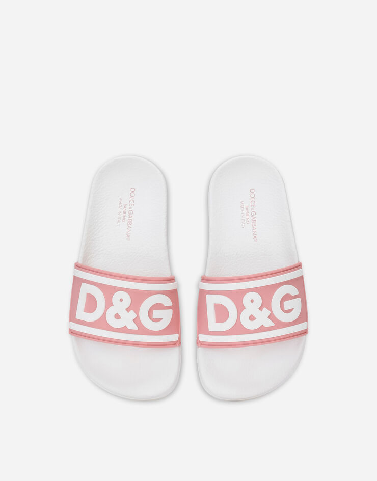 Dolce & Gabbana 徽标印花橡胶拖鞋 多色 DD0320AQ858