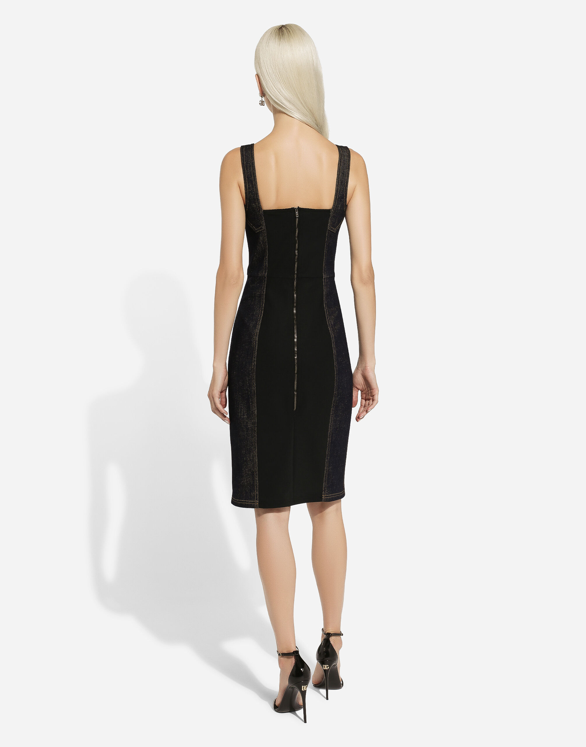 Dolce gabbana denim dress deals