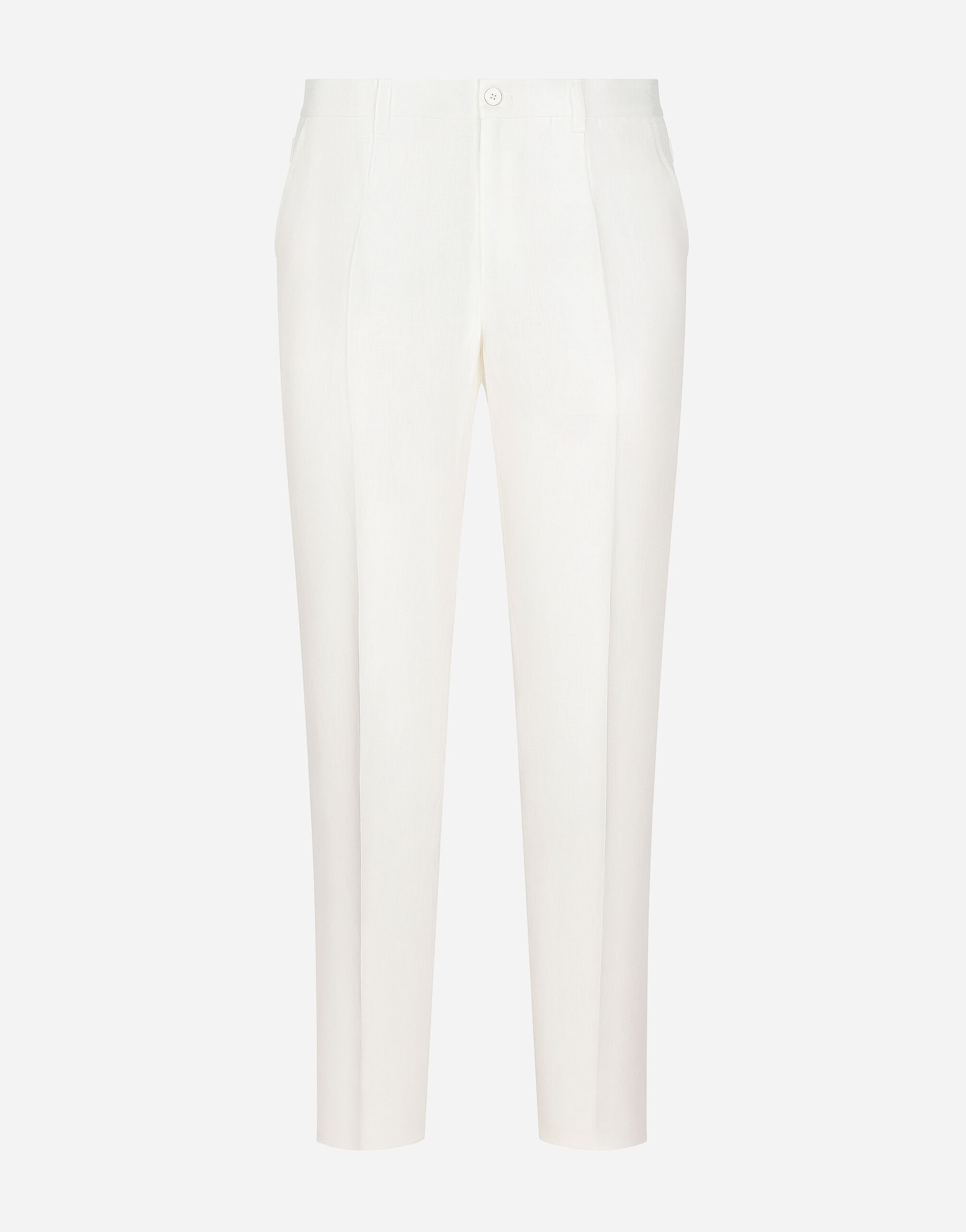 Dolce & Gabbana 亚麻长裤 米色 BM2259AN233