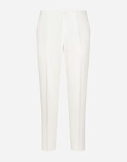 Dolce&Gabbana Linen pants Grey GXR79TJCVL9