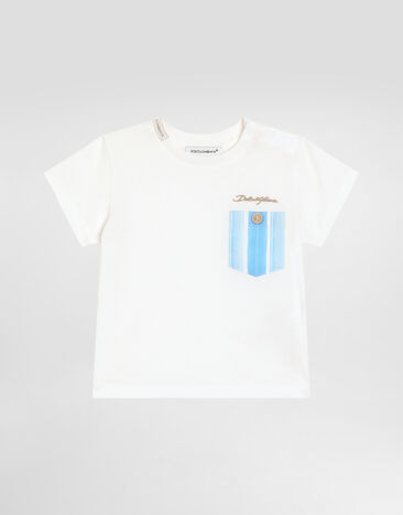 Dolce & Gabbana Jersey T-shirt with pocket White L1JTIEG7N8T