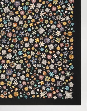 Dolce & Gabbana 90x90 silk twill scarf Multicolor FN090RGDDAX