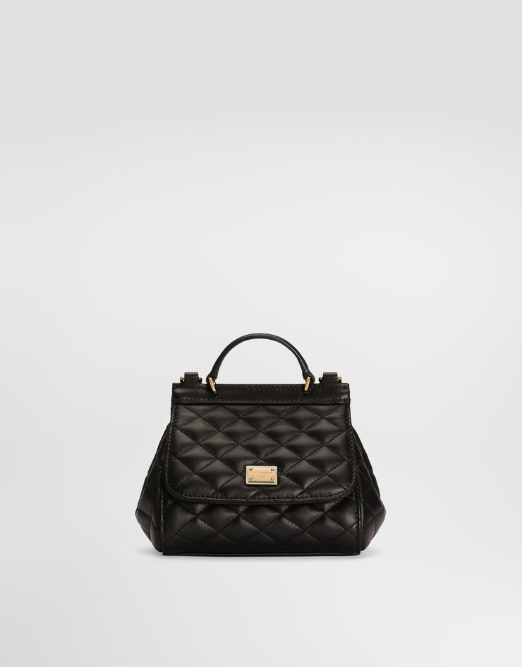 Dolce & Gabbana 手袋 Sicily 纳帕皮革 Black EB0003A3L70