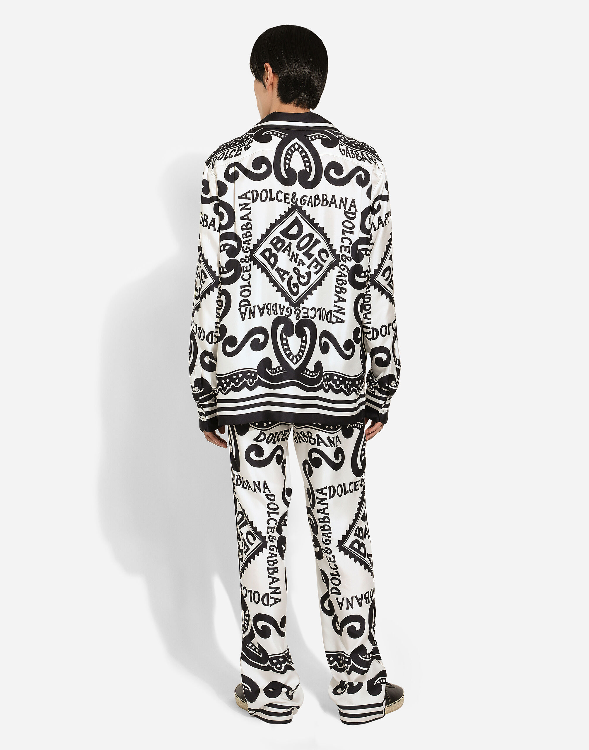 Dolce and gabbana on sale tracksuit black and white