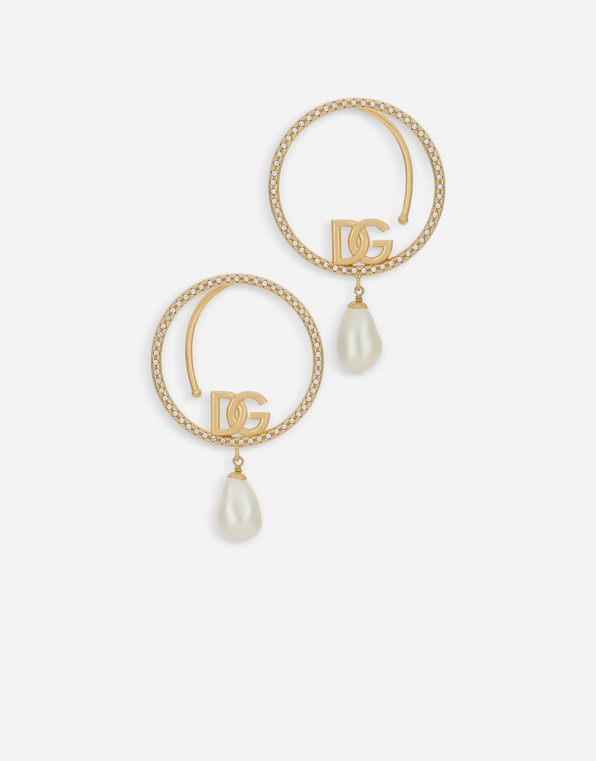 Dolce and gabbana hoop earrings sale