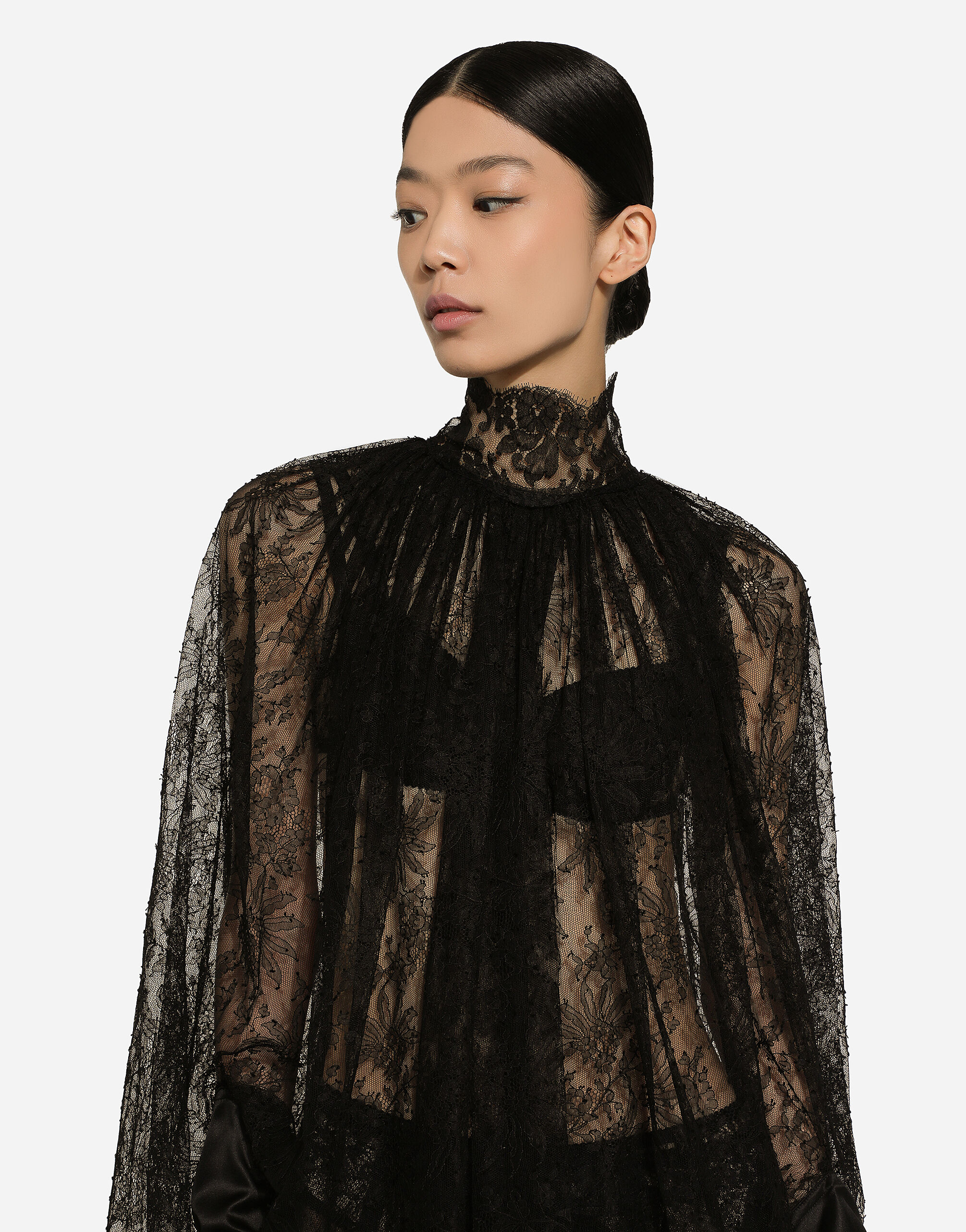 Vestito pizzo nero dolce e gabbana outlet