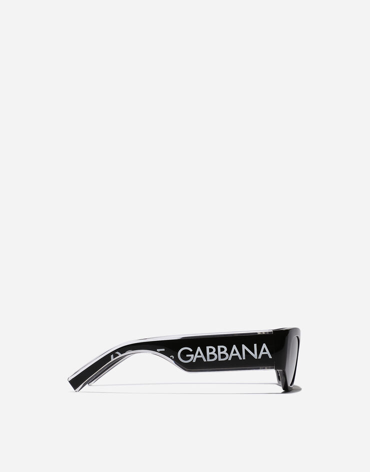 Dolce & Gabbana Sonnenbrille Logo DNA Schwarz VG600KVN187