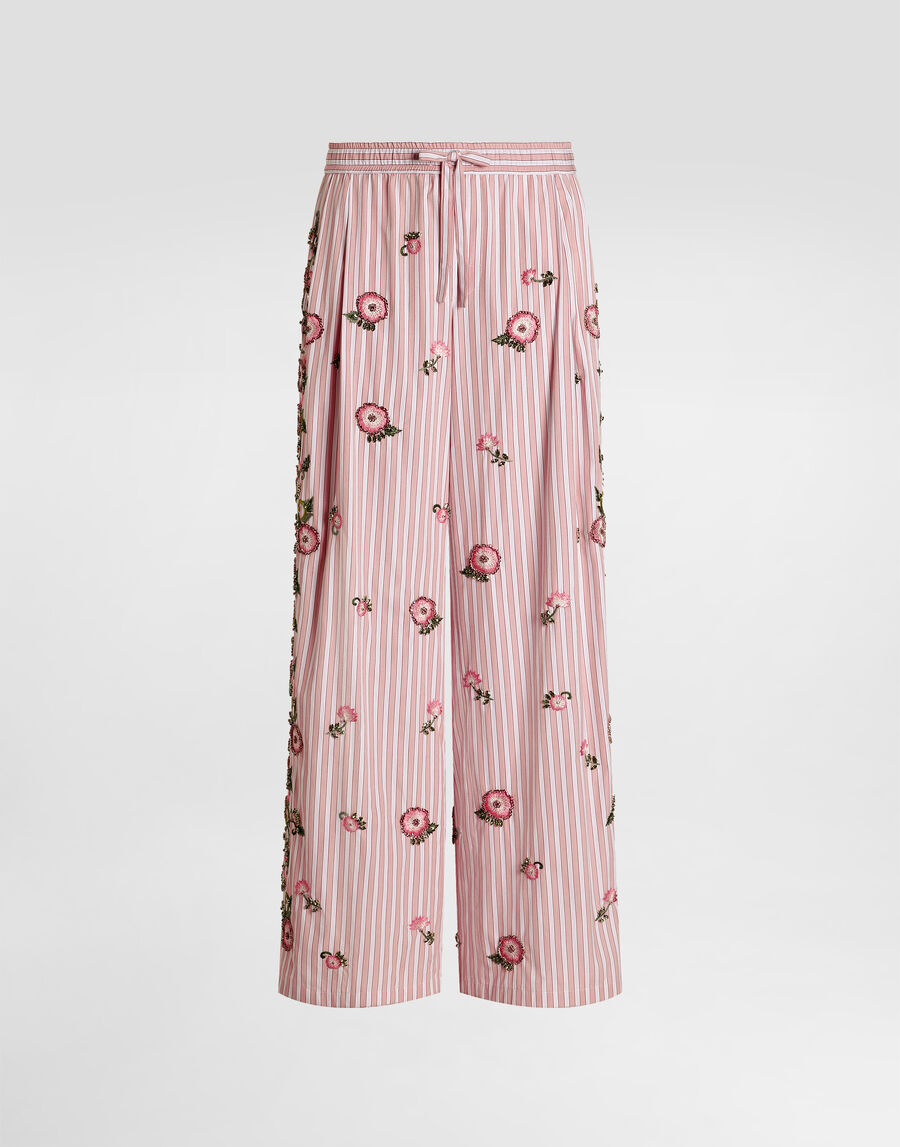 Vanity trousers with embroidery