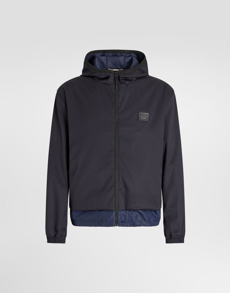 Dolce & Gabbana Technical wool jacket Dolce & Gabbana Technical wool jacket Blue G9BSQTFUZFG