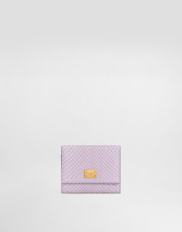 Dolce & Gabbana Python wallet Lilac BI0770A2J57