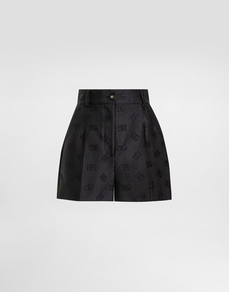 Dolce & Gabbana Matelassé jacquard trousers Black FTC9GTGDCSR