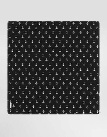 Dolce & Gabbana Marina-print cotton blanket Multicolor LNJA88G7Q0X