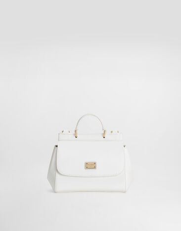 Dolce & Gabbana Patent leather mini Sicily bag White EB0003A1067
