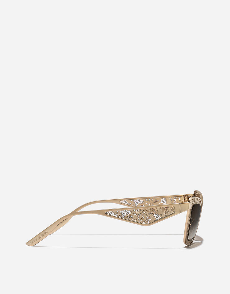 Dolce & Gabbana DG LACE サングラス マットゴールド VG2311VA46E