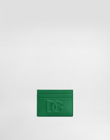 Dolce & Gabbana Kartenetui DG Logo Grün BI0330AG081