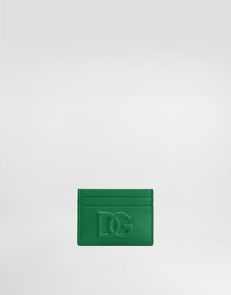 Dolce & Gabbana DG Logo card holder зеленый BI0330AG081