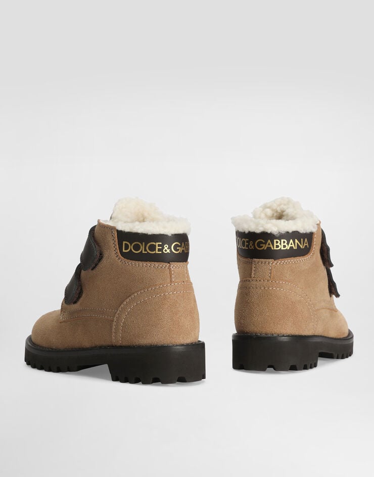 Dolce & Gabbana Botín en tejido velour  DL0095A3M42