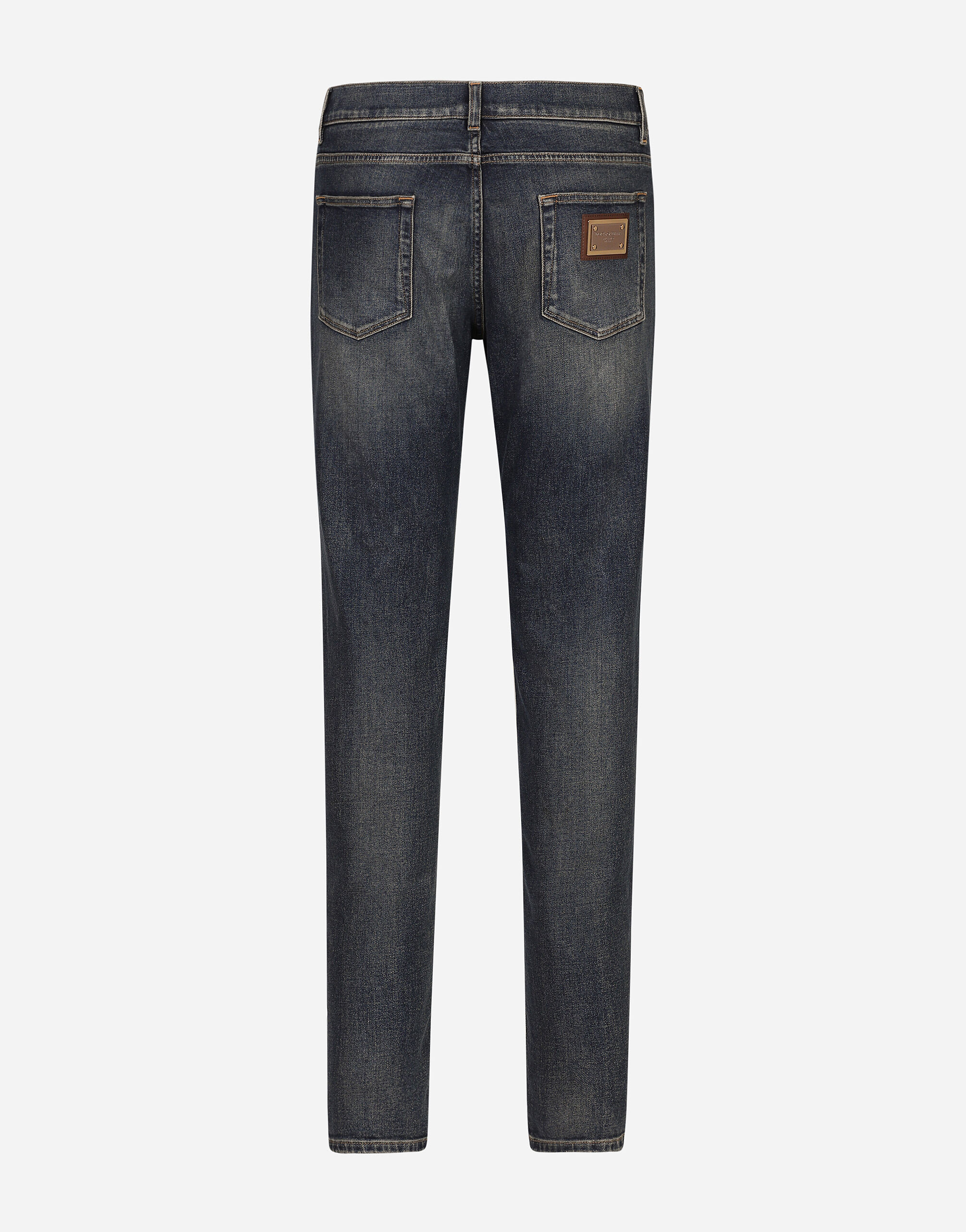Slim-fit stretch denim jeans