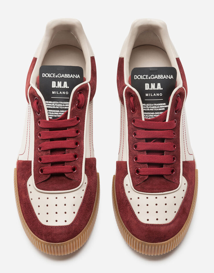 Dolce & Gabbana Miami sneakers in calfskin nappa and split-grain leather Multicolore CS1648AA336