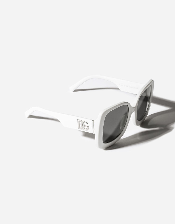 Dolce & Gabbana DG Crossed Sunglasses White VG4513VP287