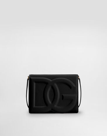 Dolce & Gabbana Calfskin DG Logo Bag crossbody bag Black BB7287AW576