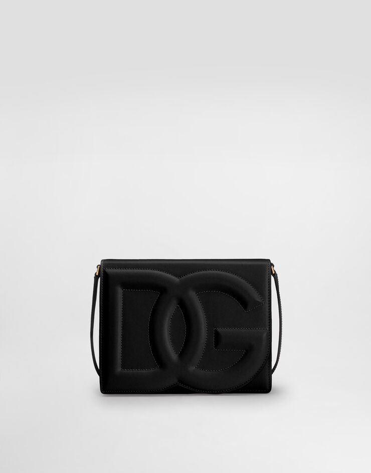 Dolce & Gabbana Calfskin DG Logo Bag crossbody bag Nero BB7287AW576