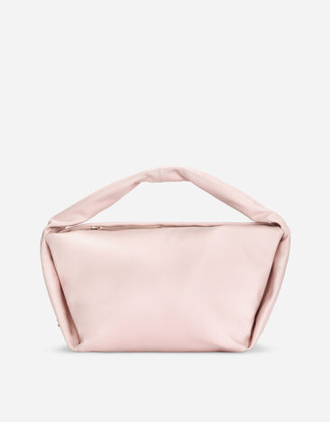 Dolce & Gabbana 로고 태그 카프스킨 미디엄 소프트 백 핑크 BB2179AW752