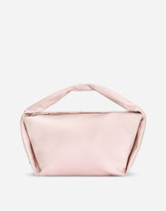 Dolce & Gabbana Medium calfskin soft bag with branded tag Pink BI1261AS204
