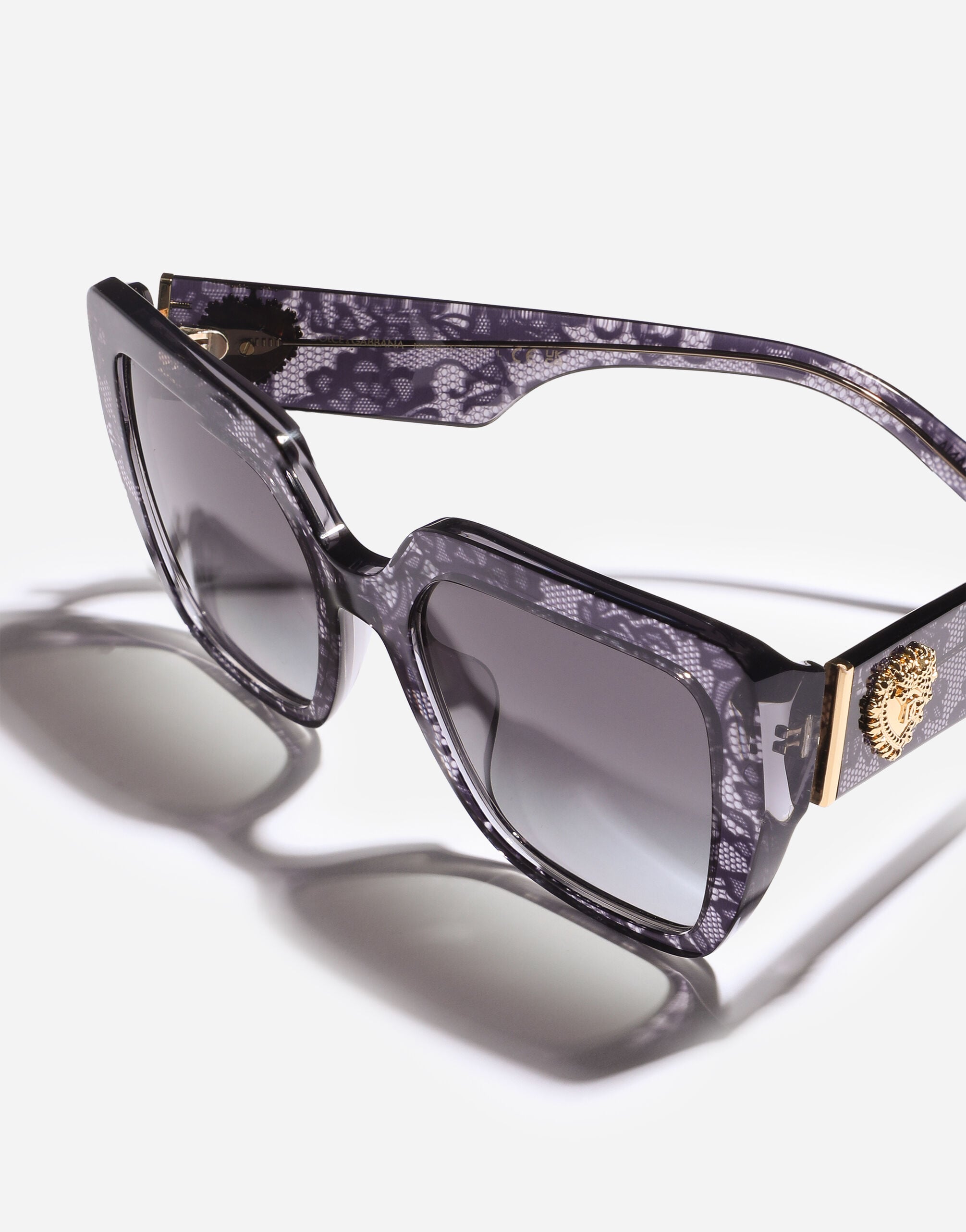 Devotion Sunglasses in Print black lace for Women | Dolce&Gabbana® US