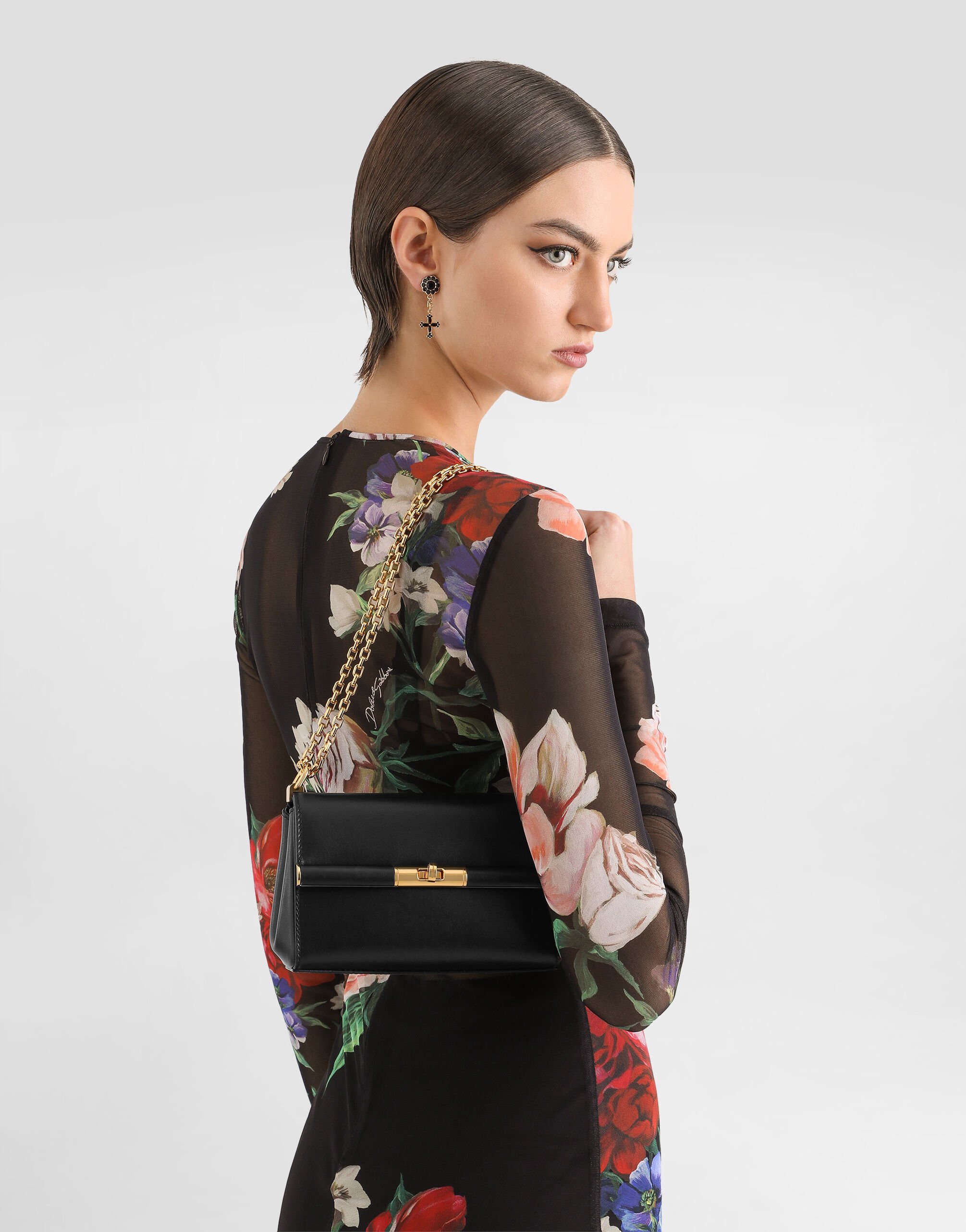 Mini Marlene City bag in Black for Women | Dolce&Gabbana® US