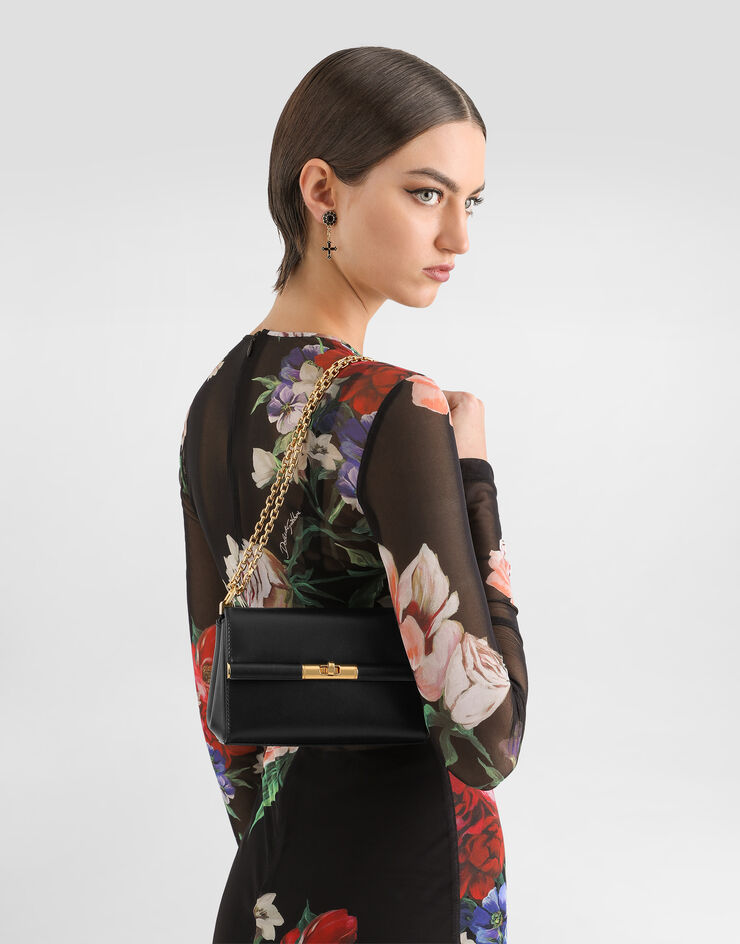 Dolce & Gabbana حقيبة مارلين سيتي صغيرة أسود BB7766A3G19