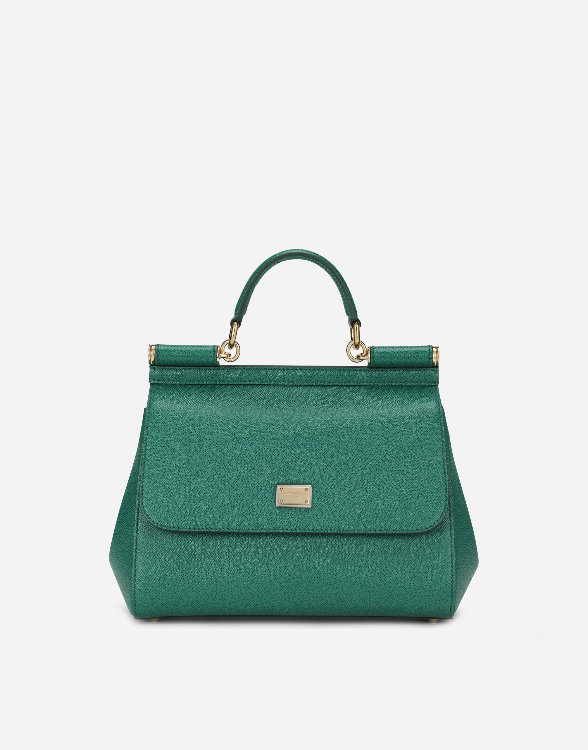 Large Sicily handbag in Green for Women Dolce Gabbana