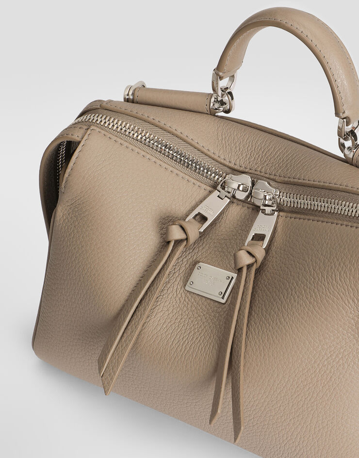 Dolce & Gabbana Vittoria handbag in calfskin Beige BM7939A0370
